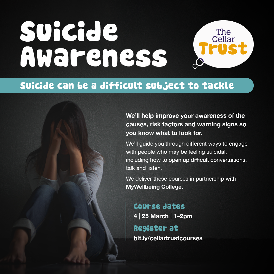 Free Webinar Suicide Awareness Thursday 25th March 1pm To 2pm News Bradford Schools Online